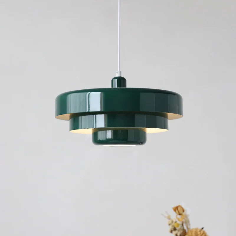Modern Bauhaus Pendant Light – Minimalist Metal Ceiling Lamp