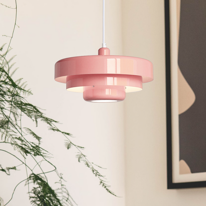 Modern Bauhaus Pendant Light – Minimalist Metal Ceiling Lamp