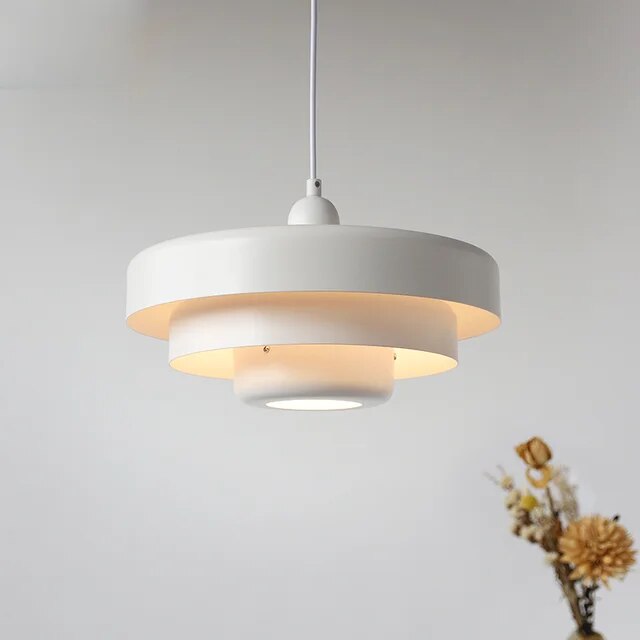 Modern Bauhaus Pendant Light – Minimalist Metal Ceiling Lamp