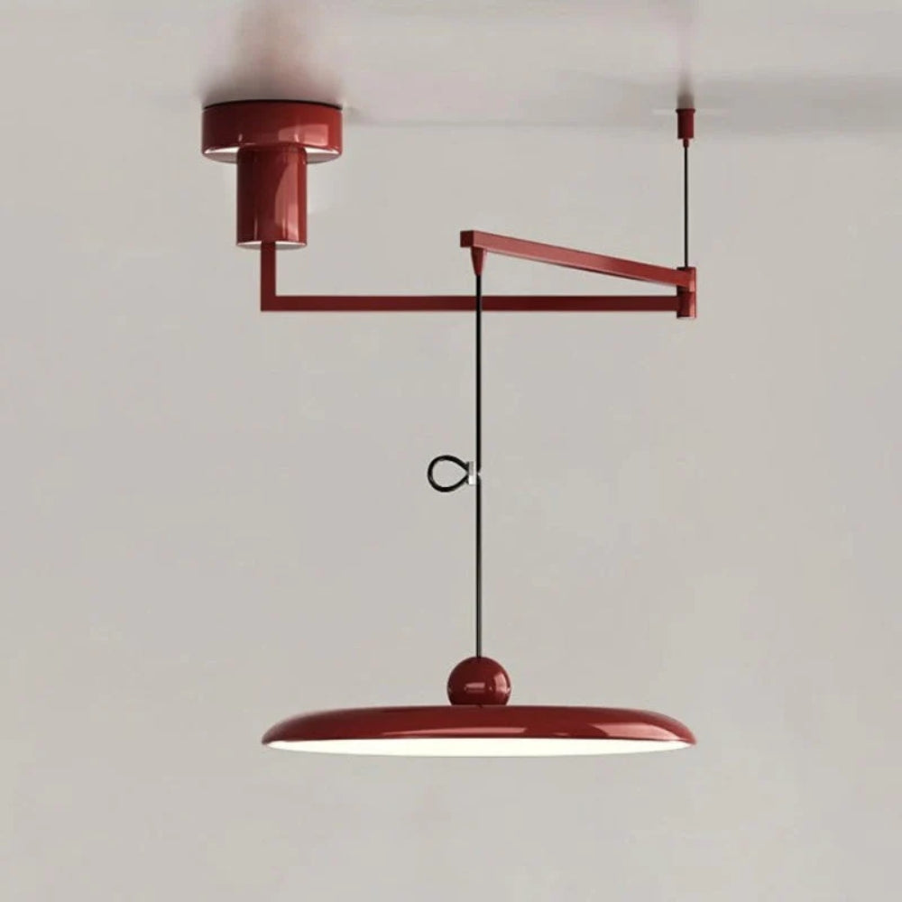 Adjustable Swing Arm Pendant Lamp – Warm Glow Integrated LED
