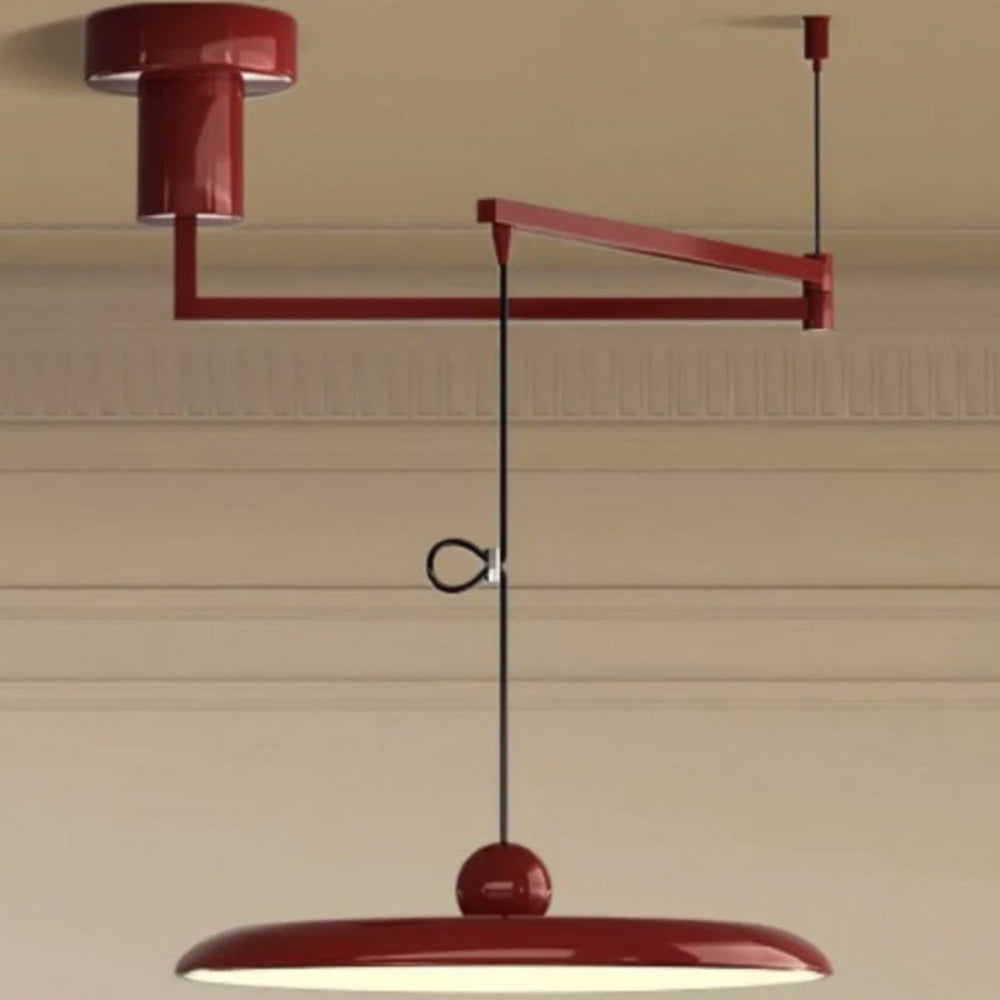 Adjustable Swing Arm Pendant Lamp – Warm Glow Integrated LED
