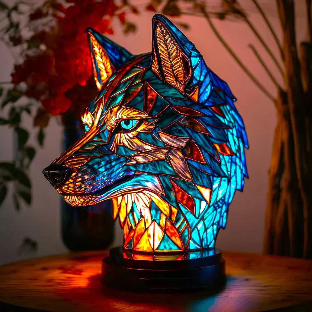 Animal Motifs Table Lamp – Colourful Design & Pleasant Lighting