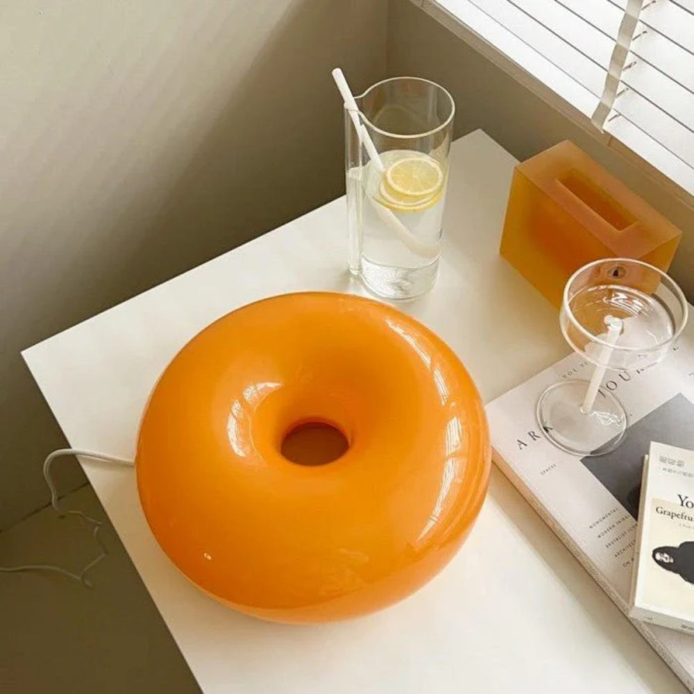 Bauhaus Doughnut Table Lamp – Touch Control with 3 Light Modes