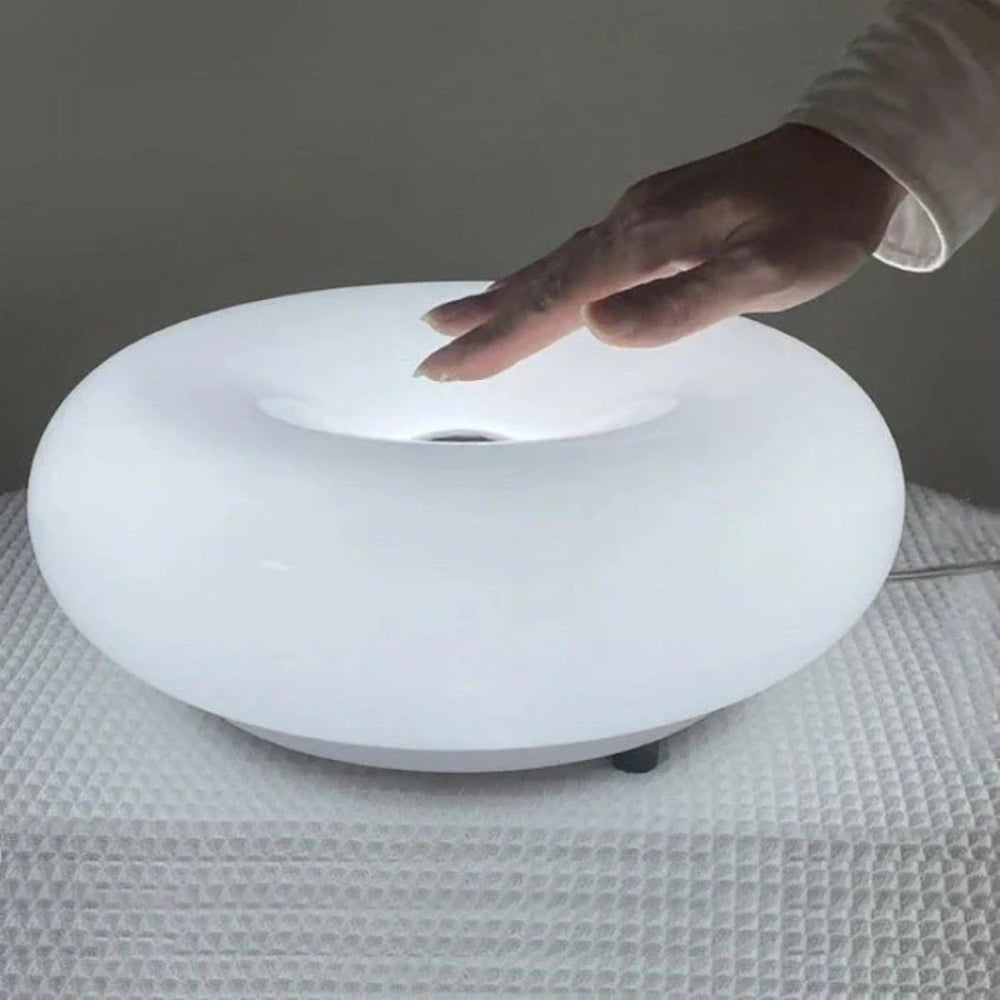 Bauhaus Doughnut Table Lamp – Touch Control with 3 Light Modes
