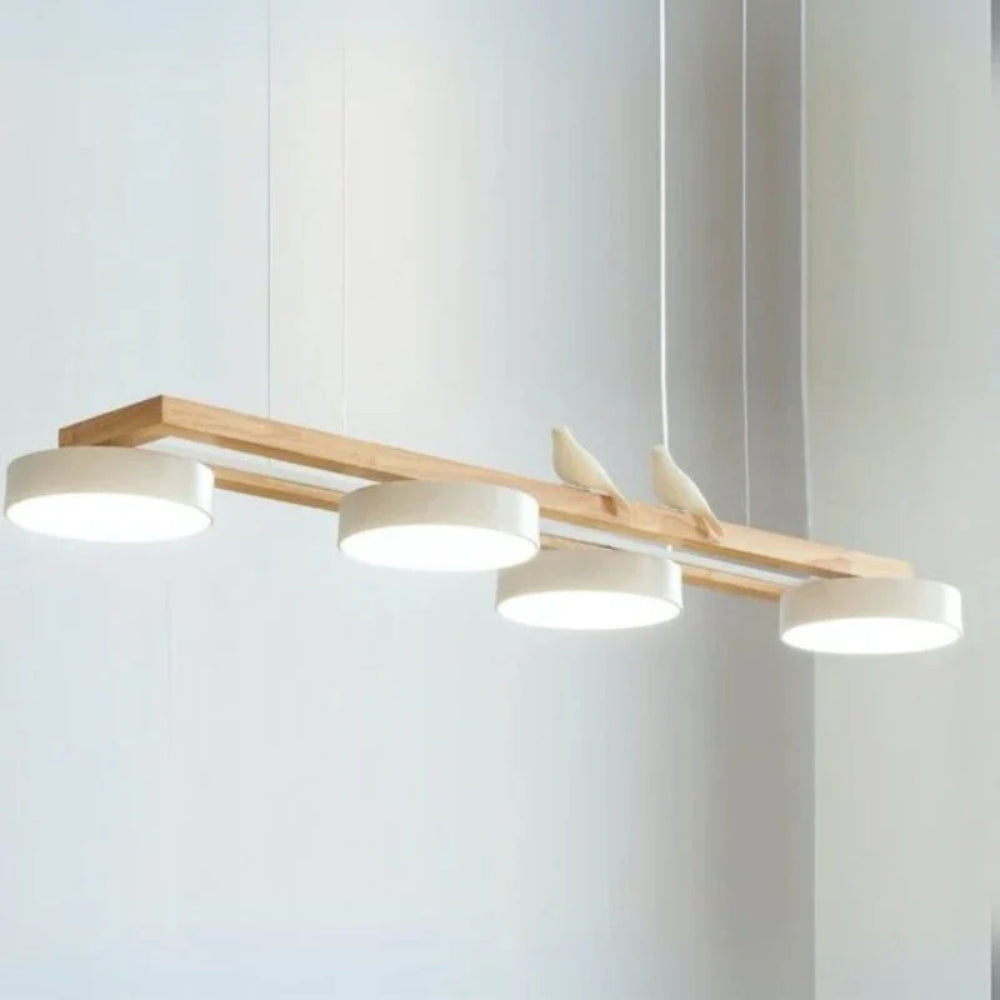 Creative Bird-Inspired Pendant Lamp – 4 Hanging Lamps