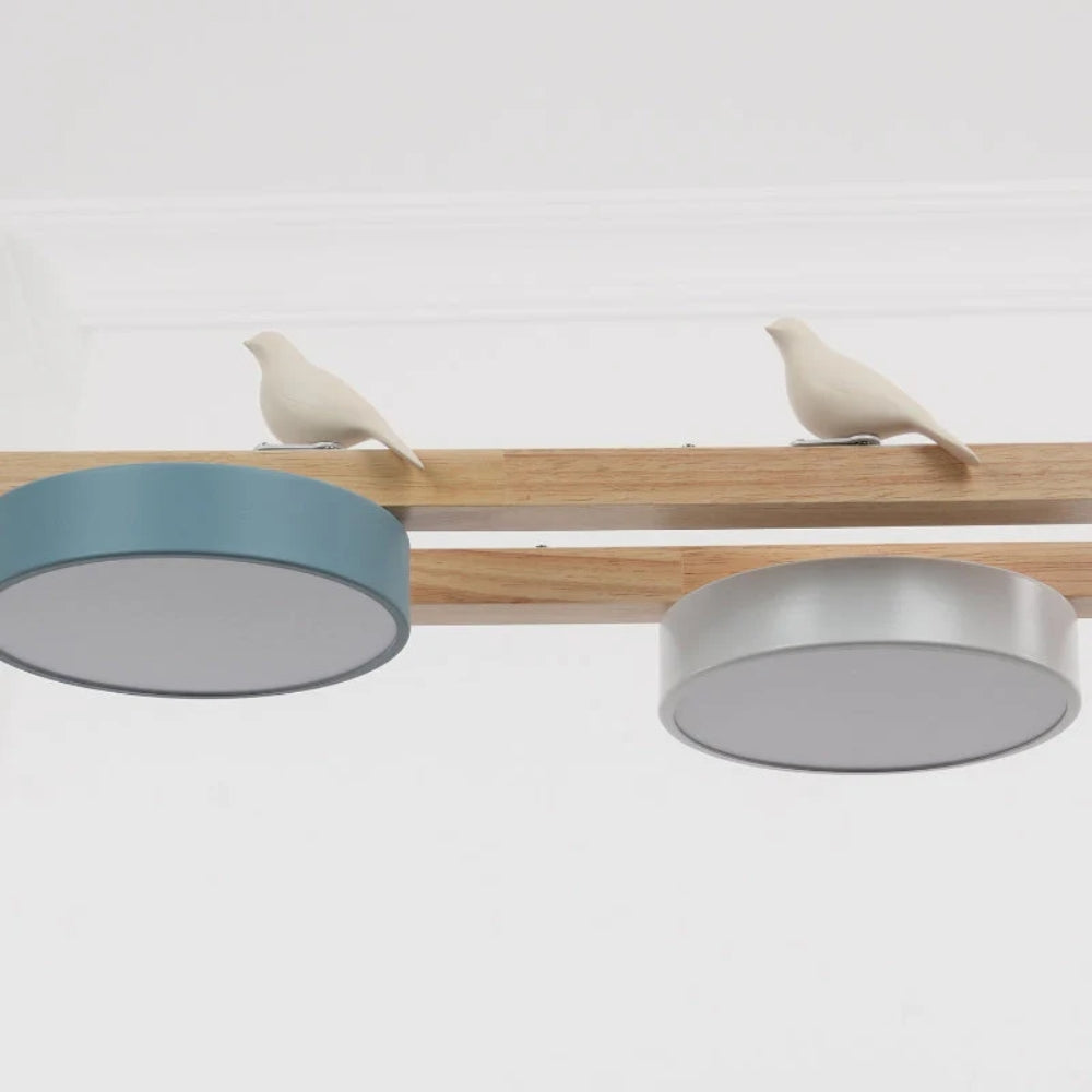 Creative Bird-Inspired Pendant Lamp – 4 Hanging Lamps