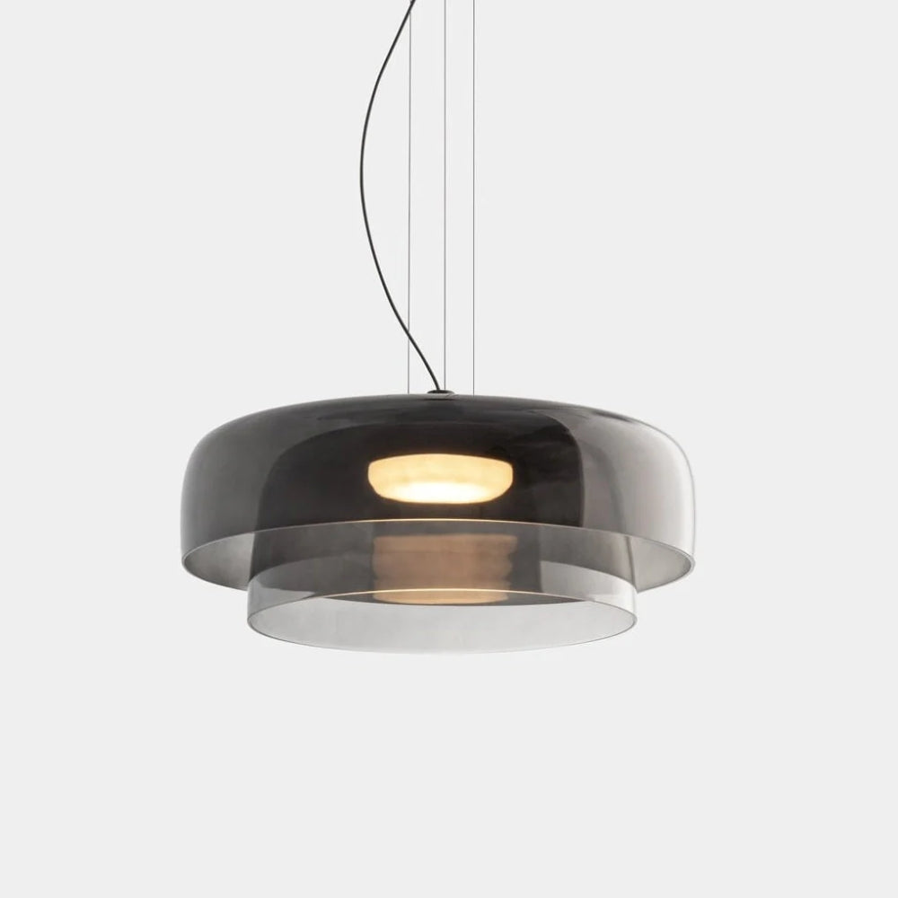 Glass Pendant Lamp – Classic Aesthetic Warm Light for Dining Room and Bedroom