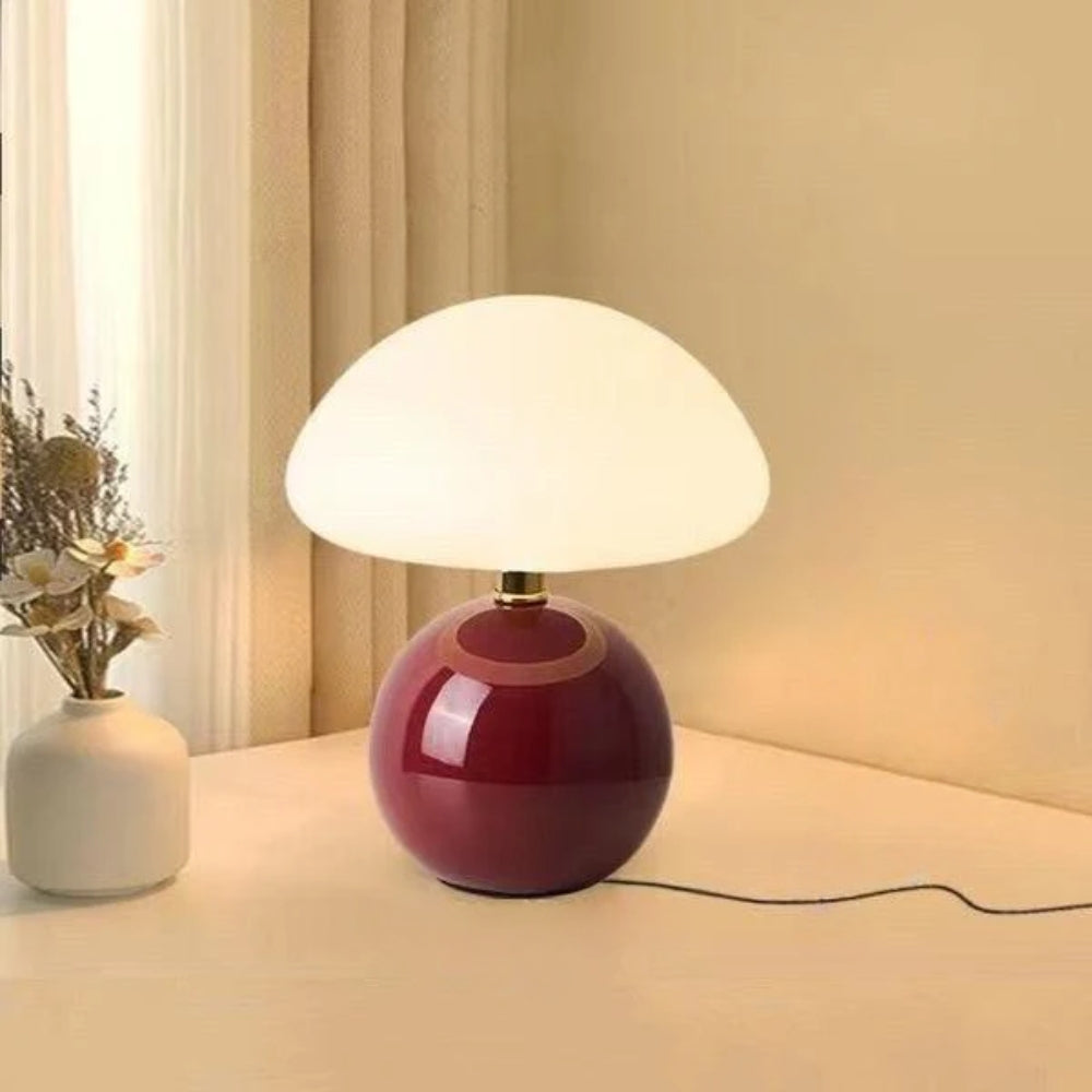 Modern Bedside Lamp – Decorative Mushroom Lighting with Soft Glow