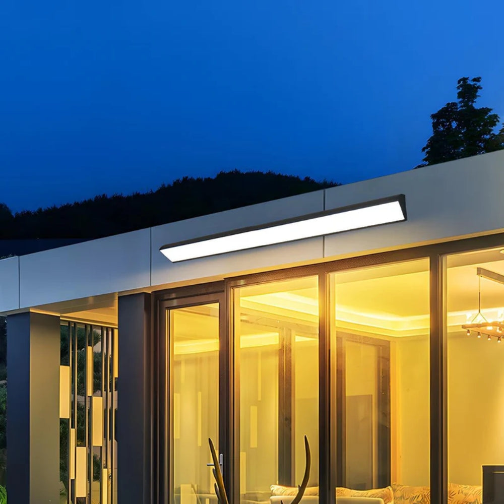 Modern Outdoor Wall Lamp – Waterproof LED Strip Design