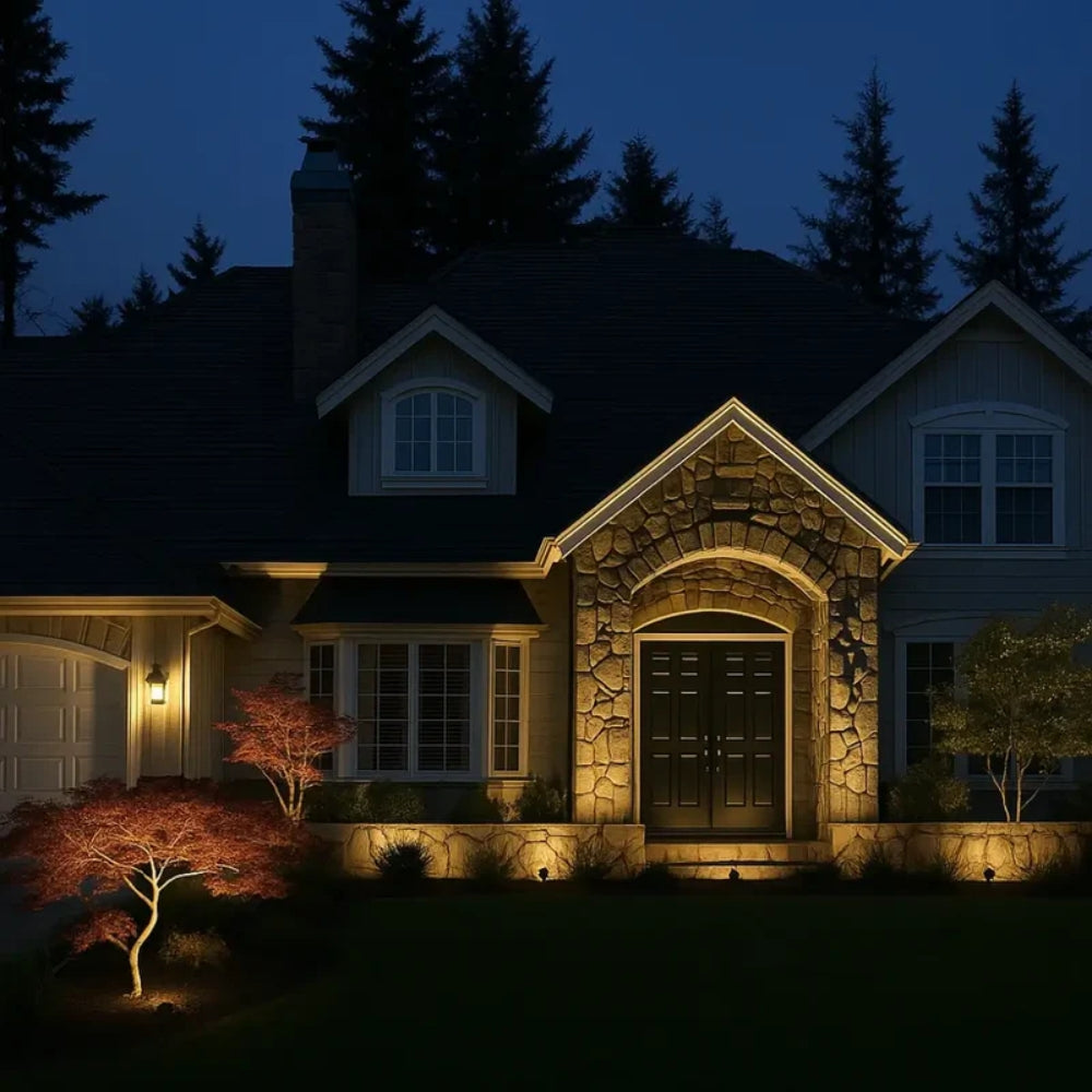Solar Garden Spotlight - Adjustable Outdoor Lighting