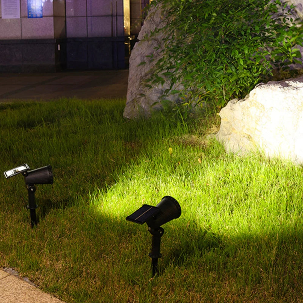Solar Garden Spotlight - Adjustable Outdoor Lighting