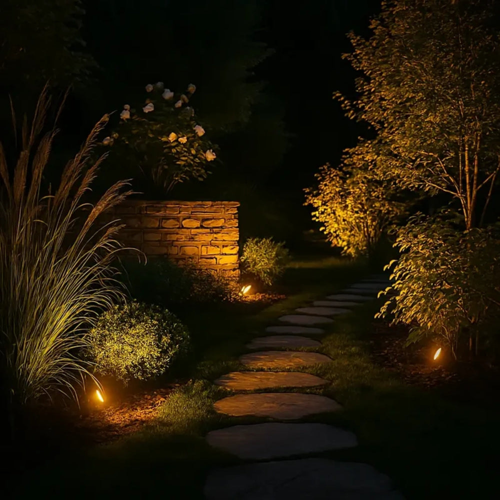 Solar Garden Spotlight - Adjustable Outdoor Lighting