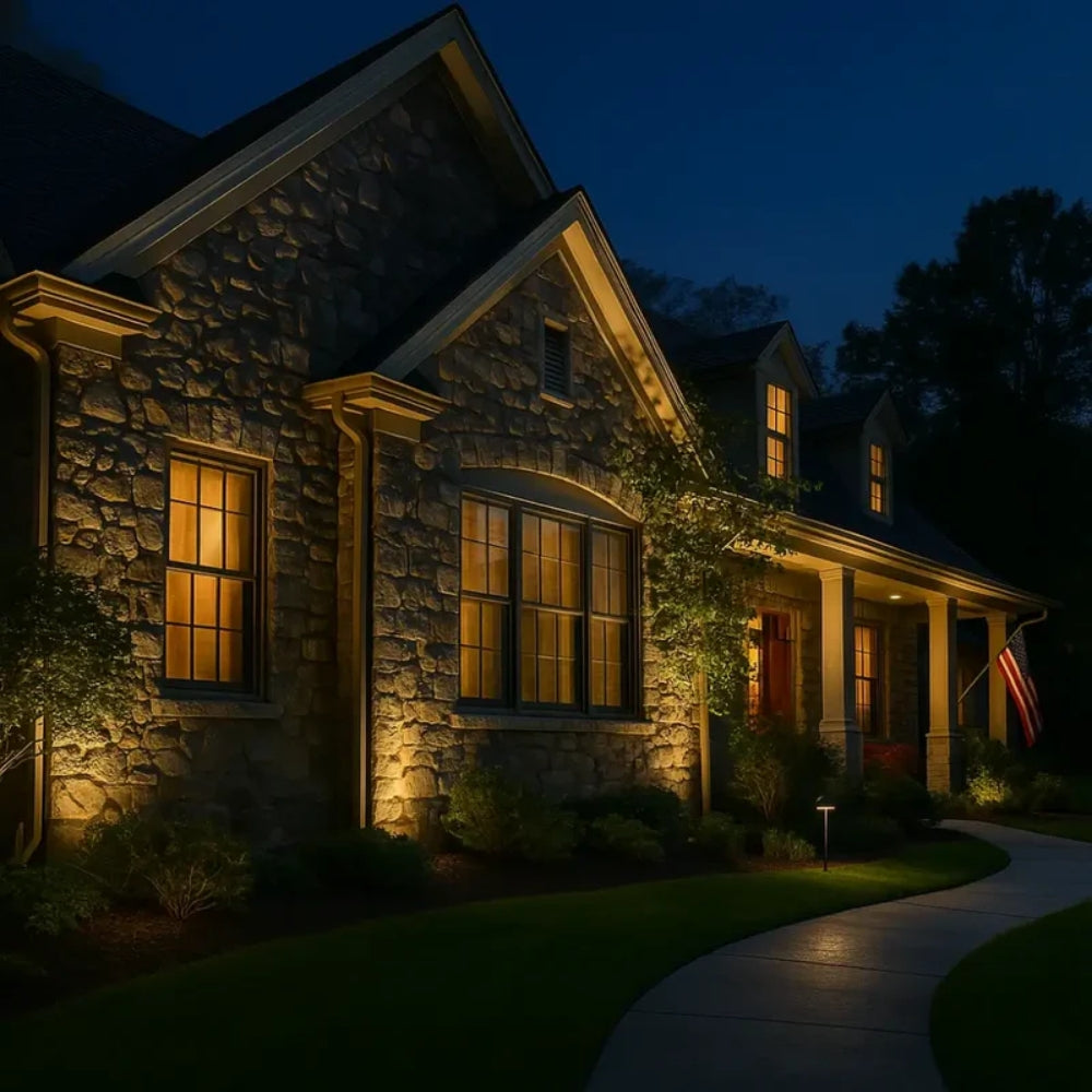 Solar Garden Spotlight - Adjustable Outdoor Lighting