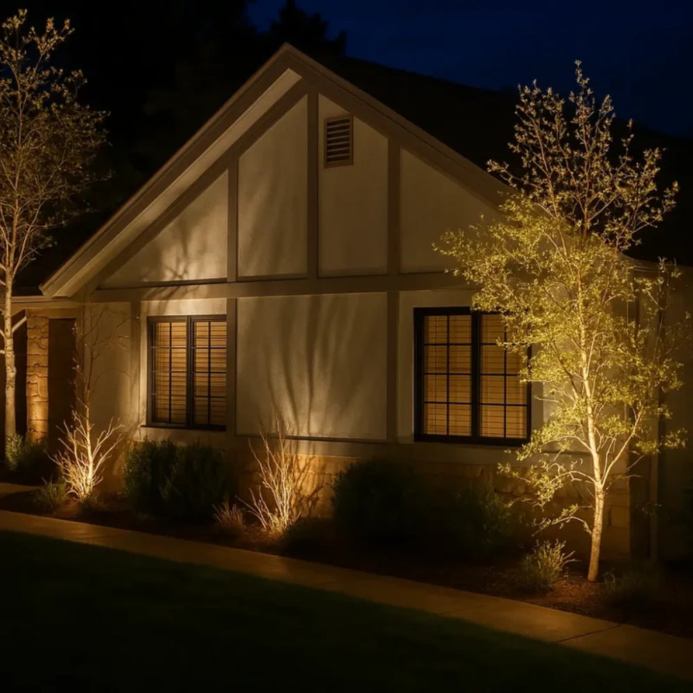 Solar Garden Spotlight - Adjustable Outdoor Lighting