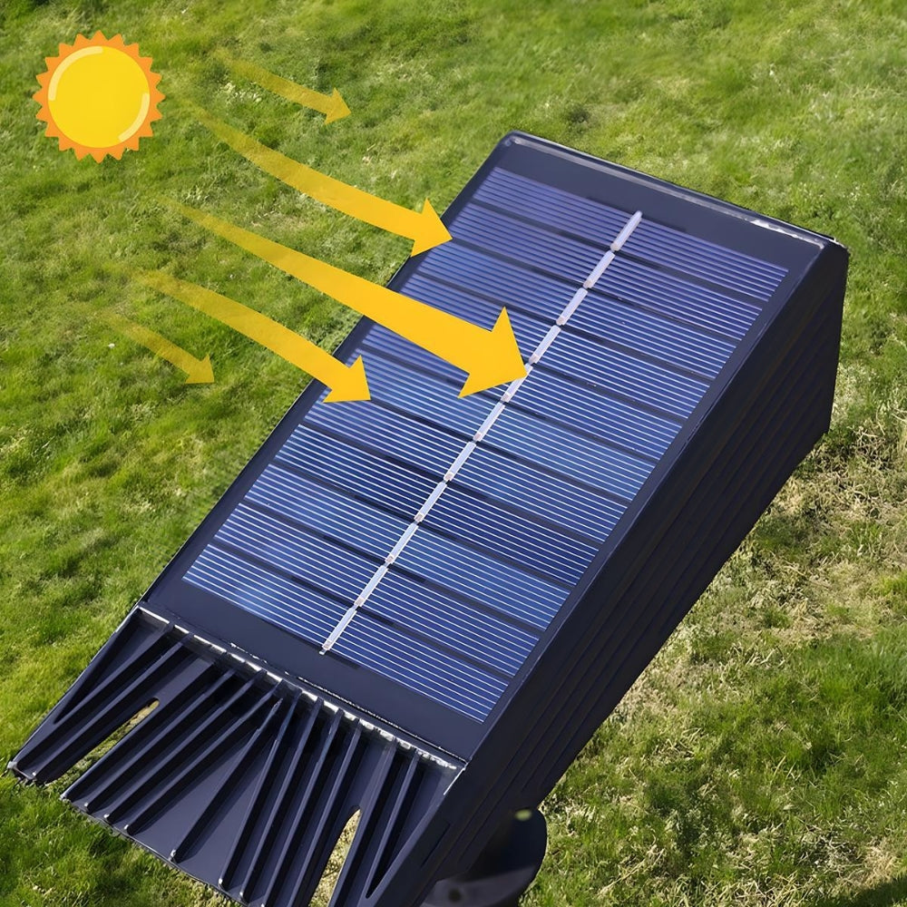 Solar LED Spotlight – Multi-Zoom for Outdoor Installation