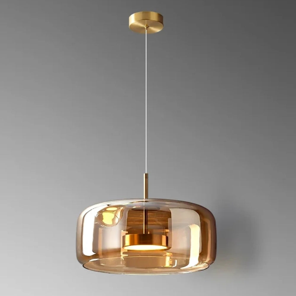 Statement Glass Pendant Lamp – Adjustable with Minimalist Design