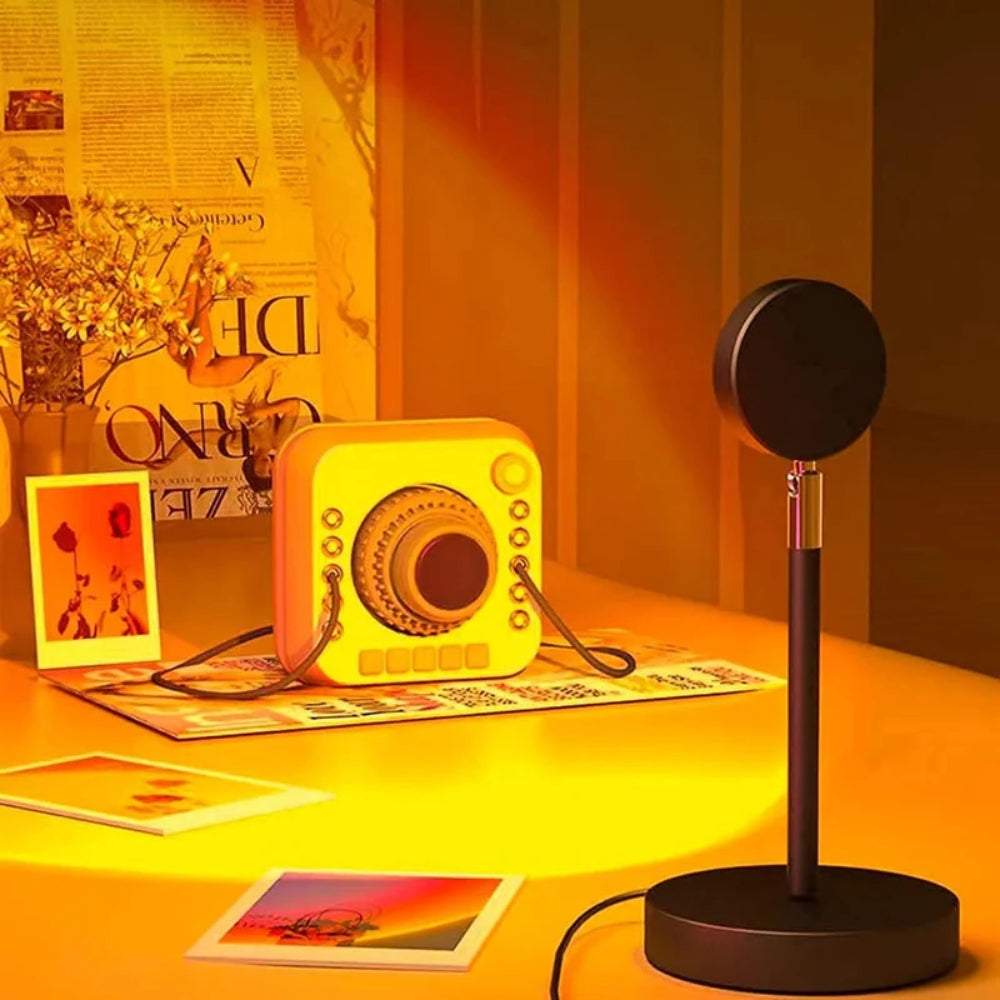 Sunset Projection Lamp – 360° Rotatable LED with 13 Light Modes