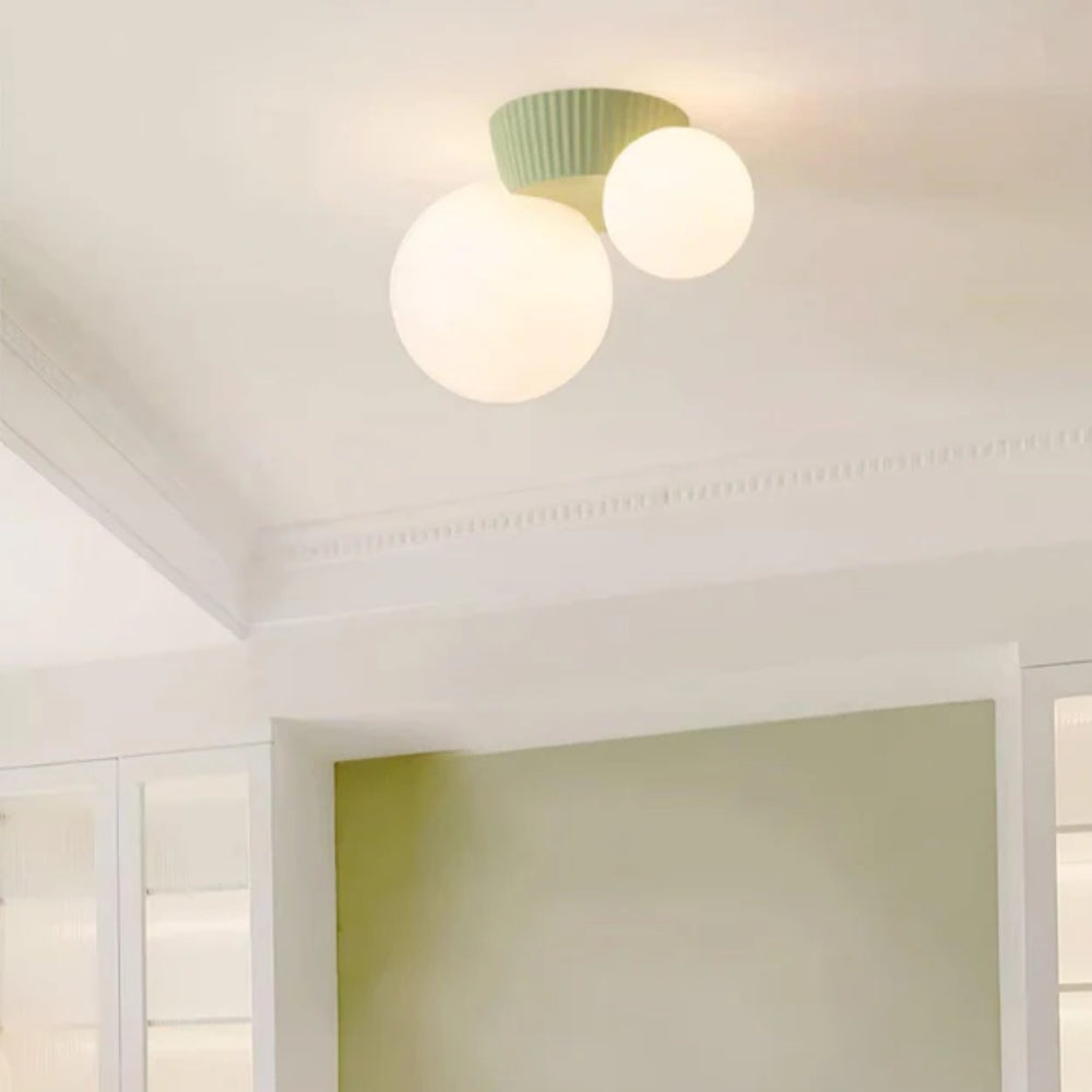 Textured Ceiling Lamp – Flush Mount Lighting for Artistic Interiors
