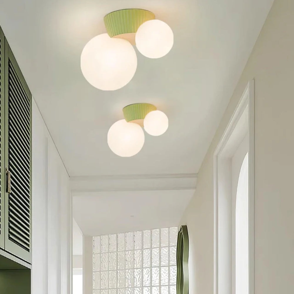 Textured Ceiling Lamp – Flush Mount Lighting for Artistic Interiors