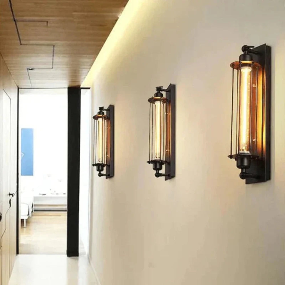 Vintage Inspired Wall Lamp - Stylish LED Lighting