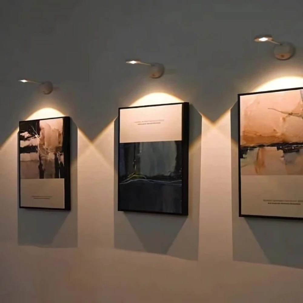 Wireless Smart Wall Lamp – 360° Motion-Sensitive Spotlight