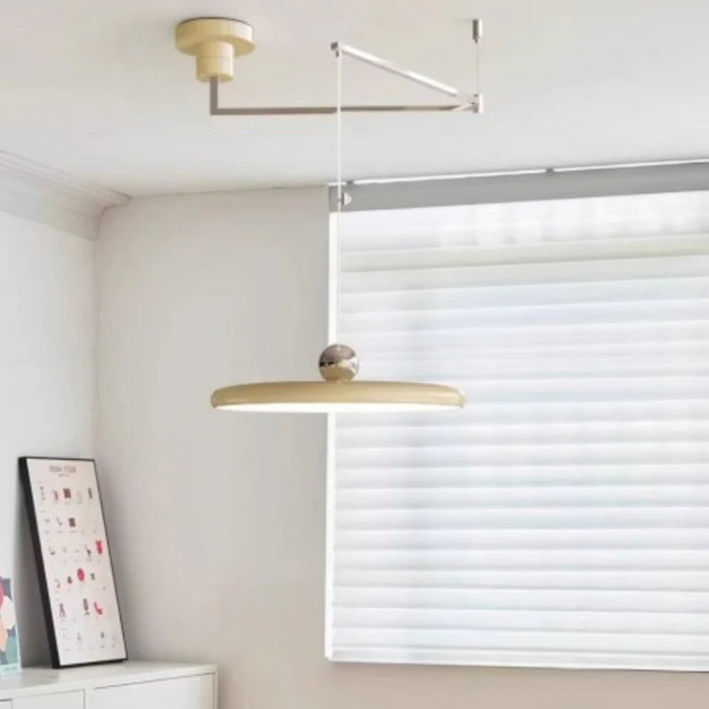 Adjustable Swing Arm Pendant Lamp – Warm Glow Integrated LED