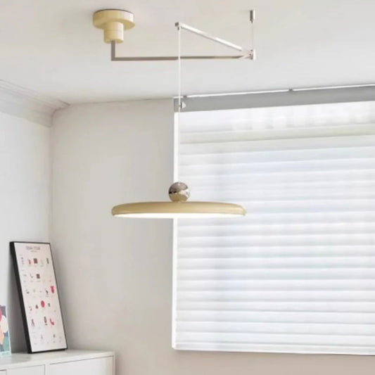 Adjustable Swing Arm Pendant Lamp – Warm Glow Integrated LED