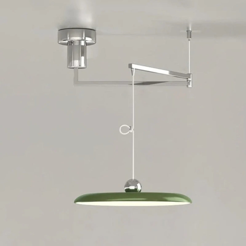 Adjustable Swing Arm Pendant Lamp – Warm Glow Integrated LED
