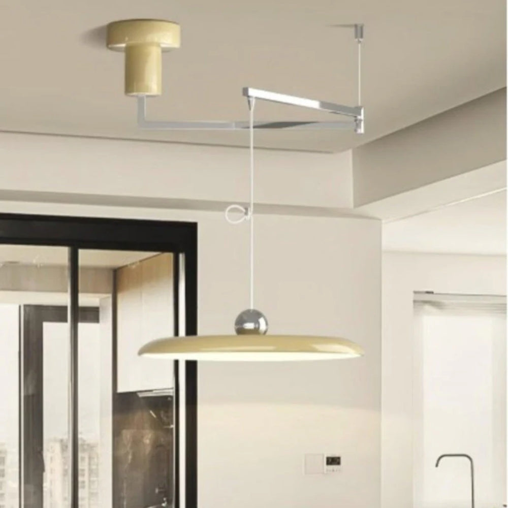 Adjustable Swing Arm Pendant Lamp – Warm Glow Integrated LED