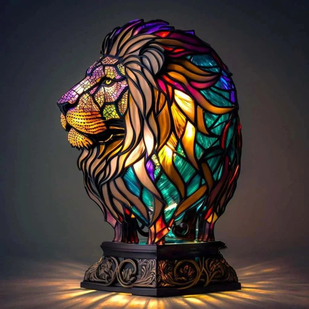 Animal Motifs Table Lamp – Colourful Design & Pleasant Lighting