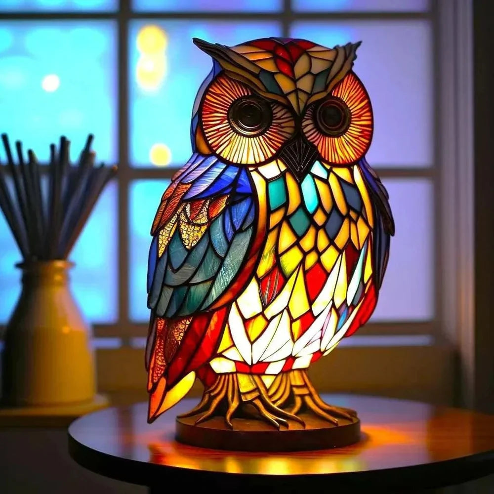 Animal Motifs Table Lamp – Colourful Design & Pleasant Lighting