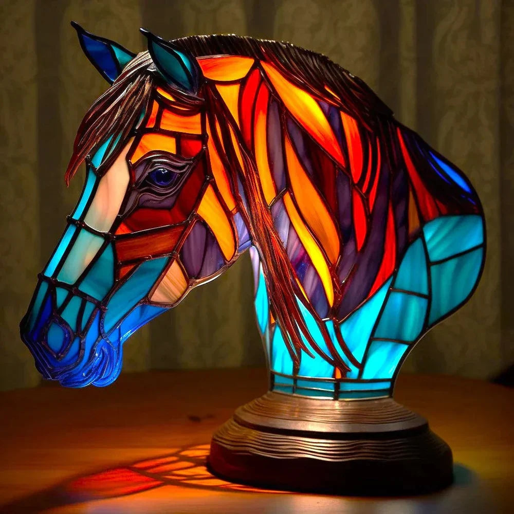Animal Motifs Table Lamp – Colourful Design & Pleasant Lighting