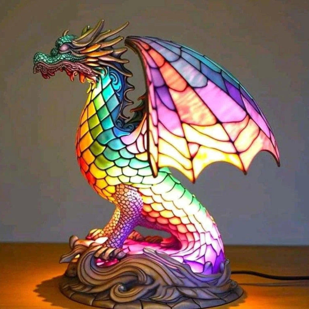 Animal Motifs Table Lamp – Colourful Design & Pleasant Lighting
