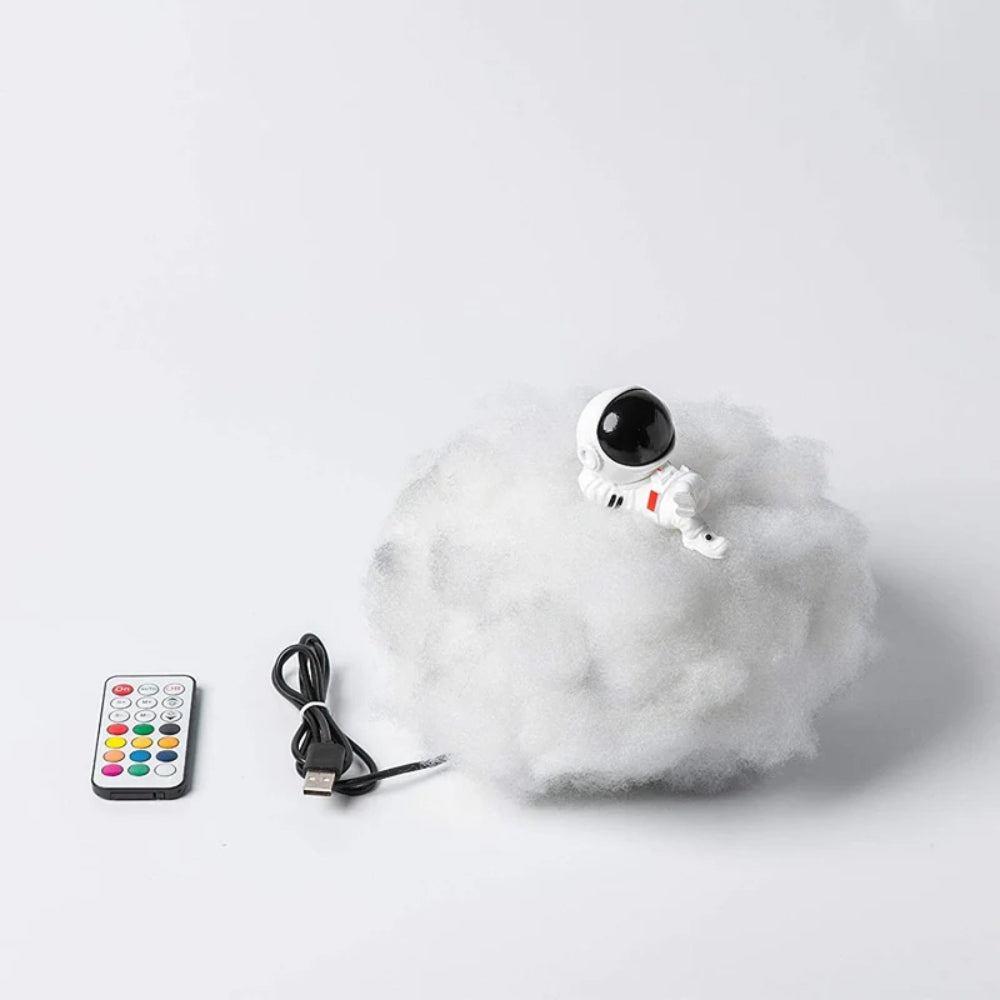 Astronaut Cloud Night Light – LED Table Lamp with Colour Changing Function