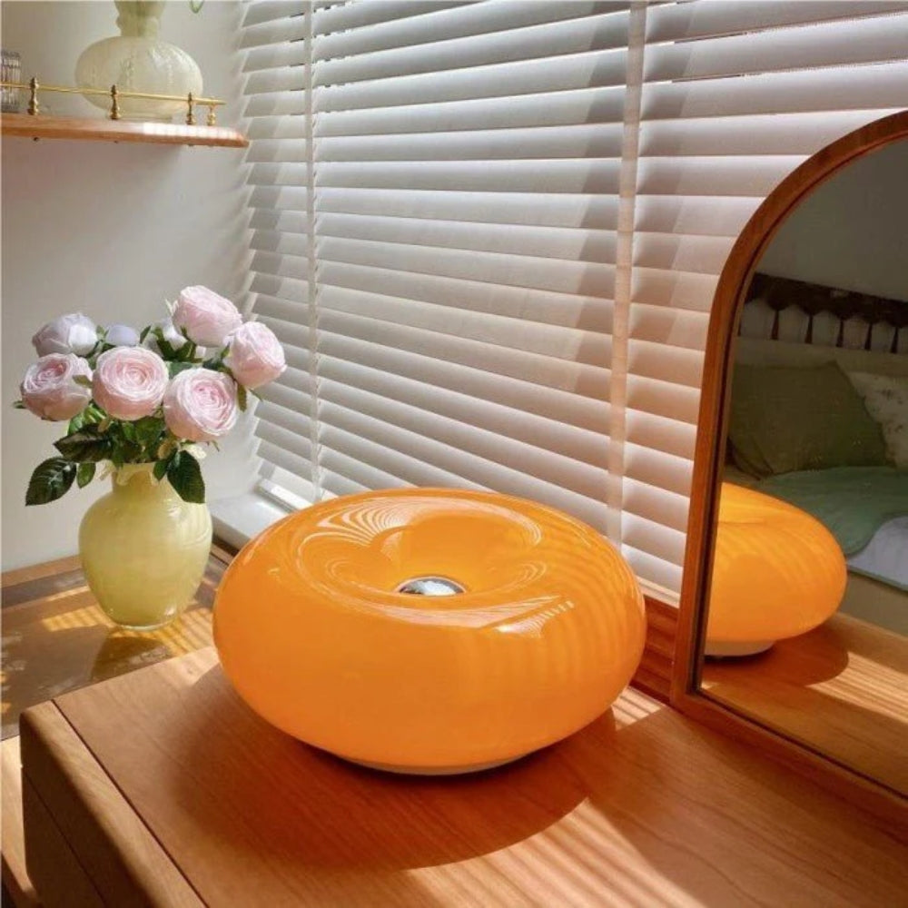 Bauhaus Doughnut Table Lamp – Touch Control with 3 Light Modes
