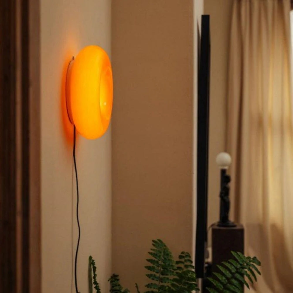 Bauhaus Doughnut Table Lamp – Touch Control with 3 Light Modes