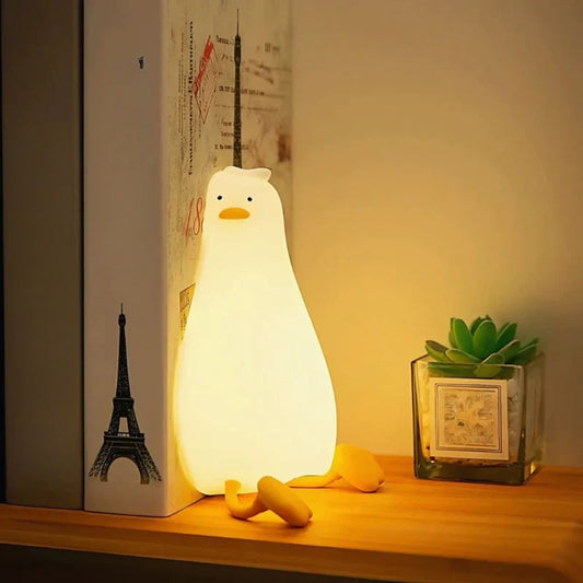 Bedside Table Lamp with Animal Motifs – Warm Glow & Easy Touch Control