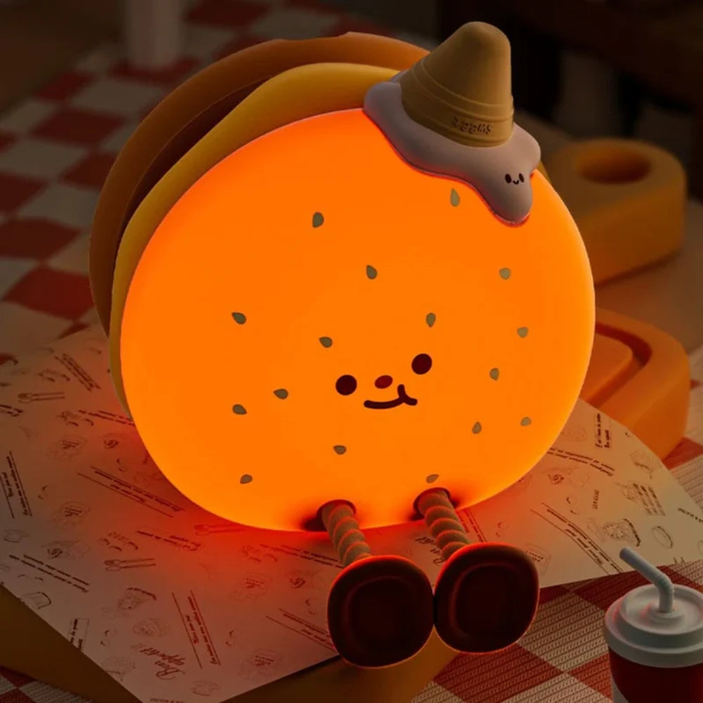 Bedside Table Lamp with Animal Motifs – Warm Glow & Easy Touch Control
