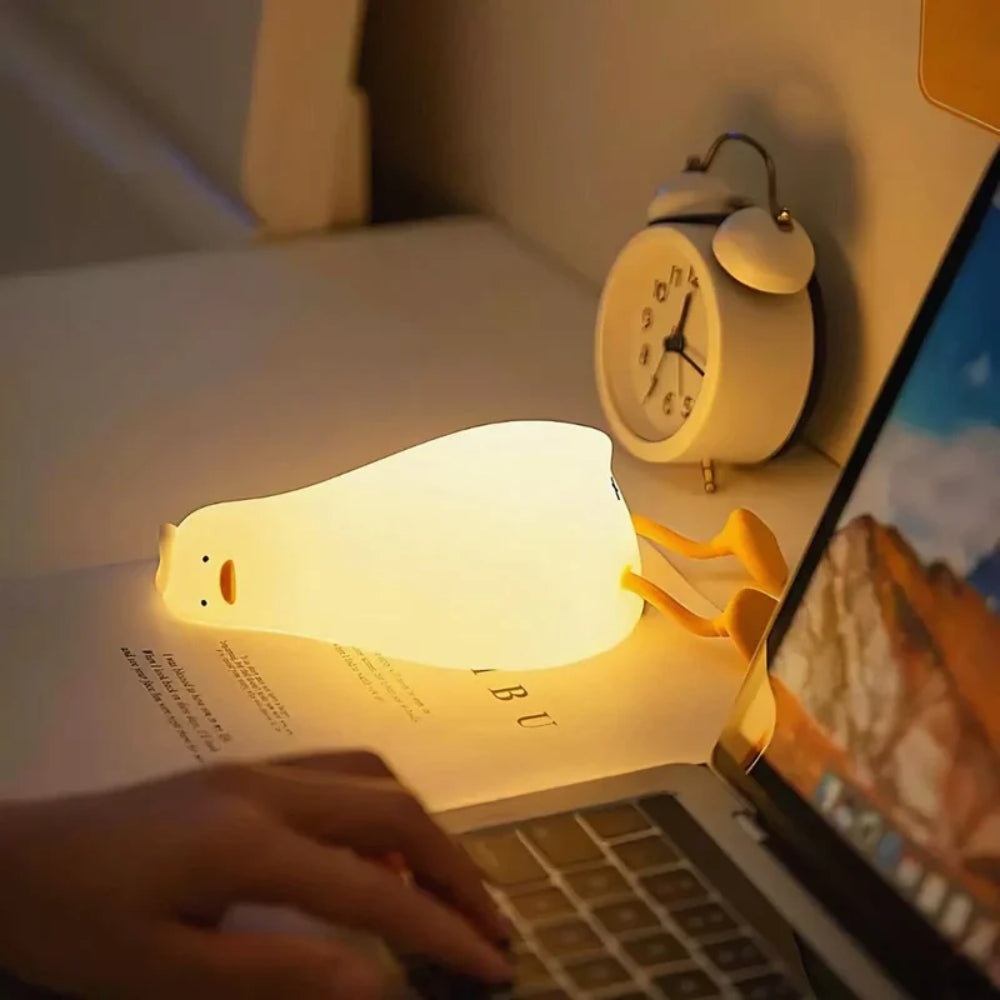 Bedside Table Lamp with Animal Motifs – Warm Glow & Easy Touch Control