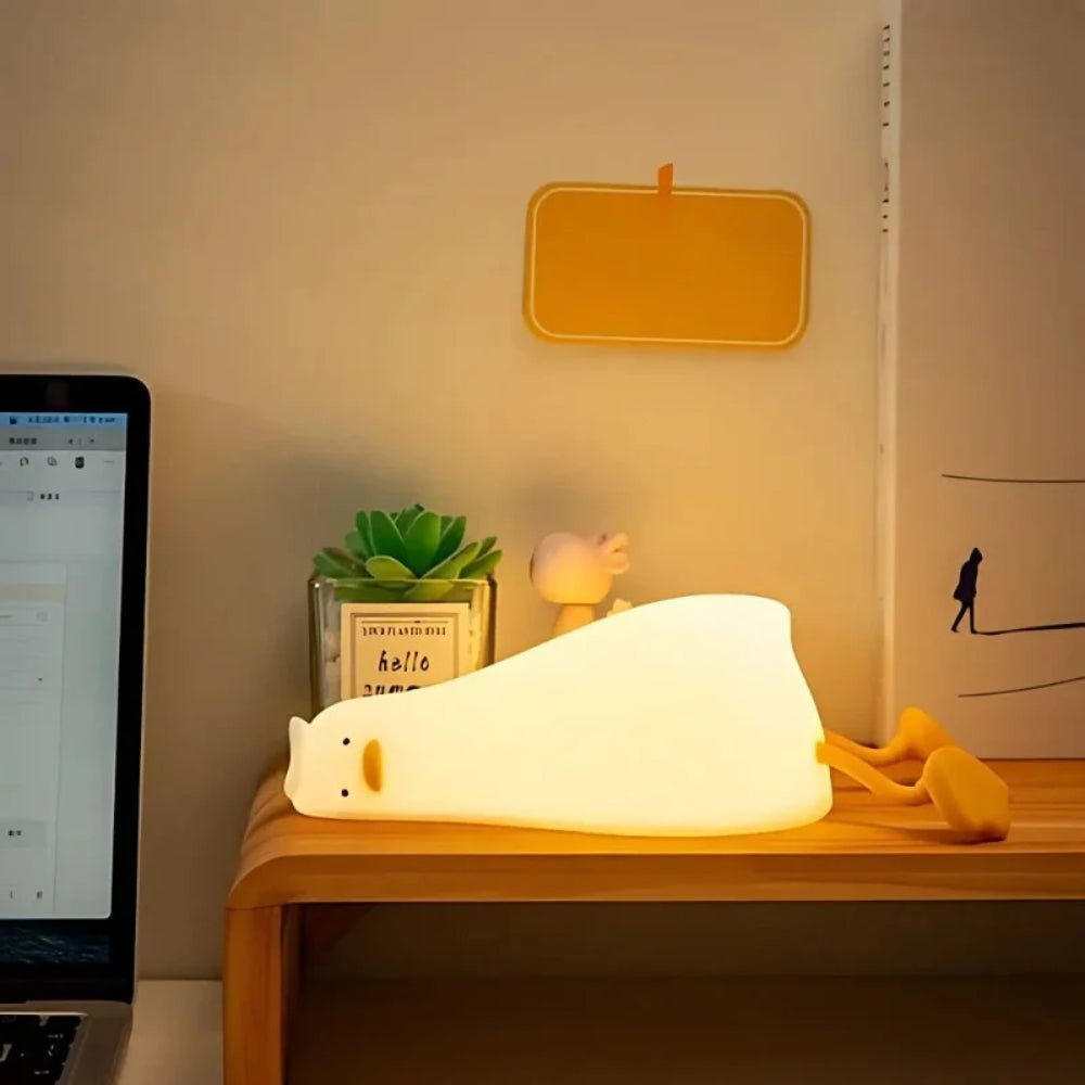 Bedside Table Lamp with Animal Motifs – Warm Glow & Easy Touch Control