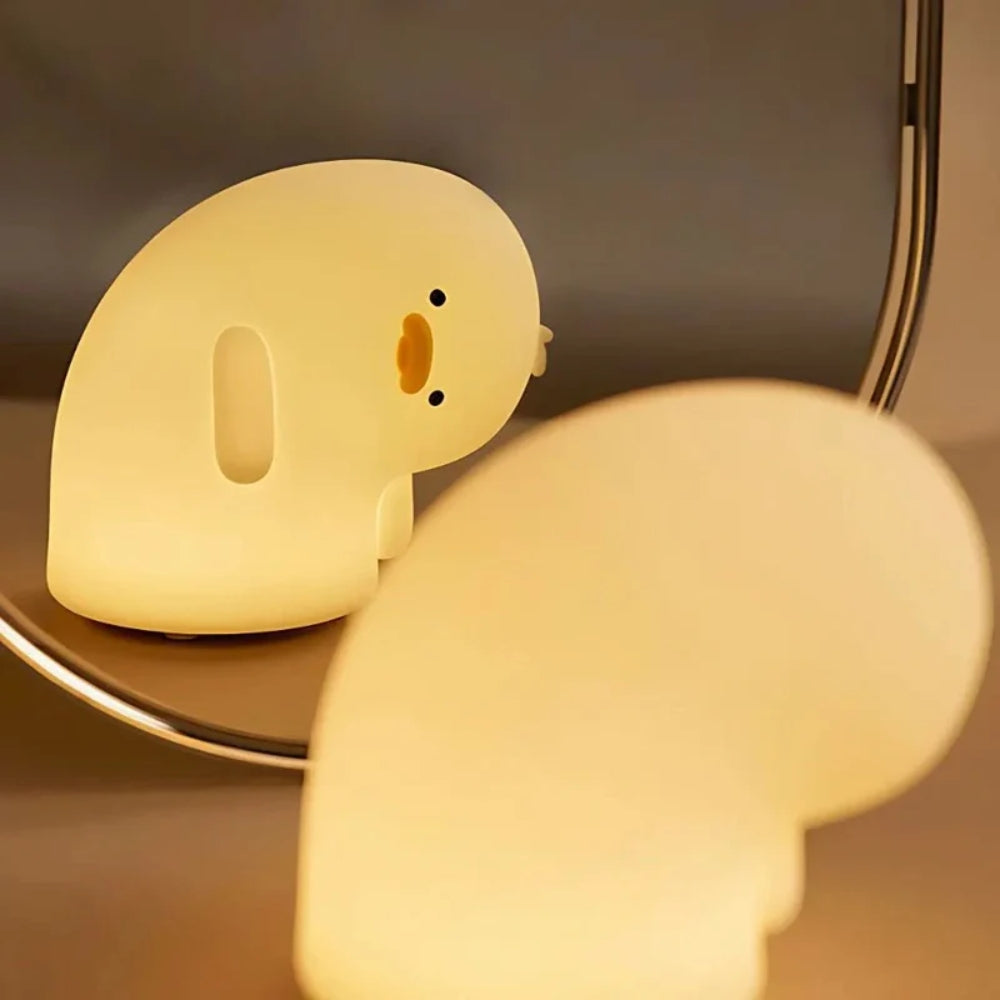 Bedside Table Lamp with Animal Motifs – Warm Glow & Easy Touch Control