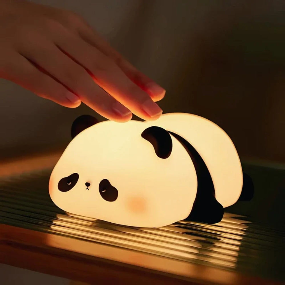 Bedside Table Lamp with Animal Motifs – Warm Glow & Easy Touch Control