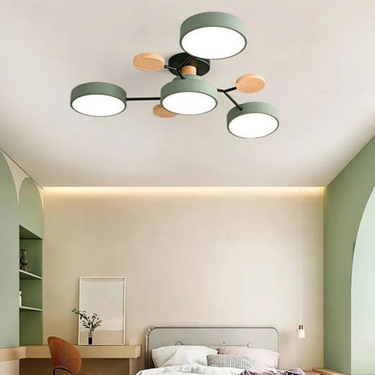 Scandinavian LED Ceiling Light – Modern Branch Design