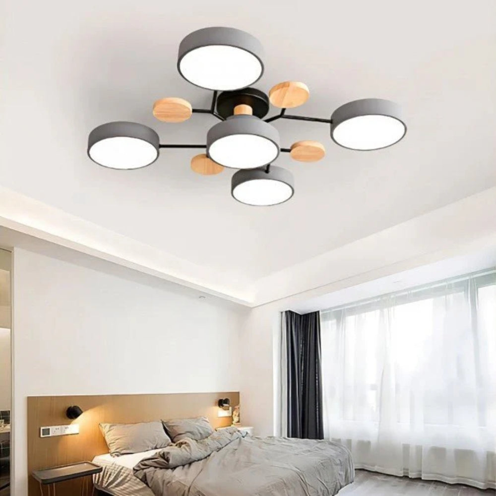 Scandinavian LED Ceiling Light – Modern Branch Design