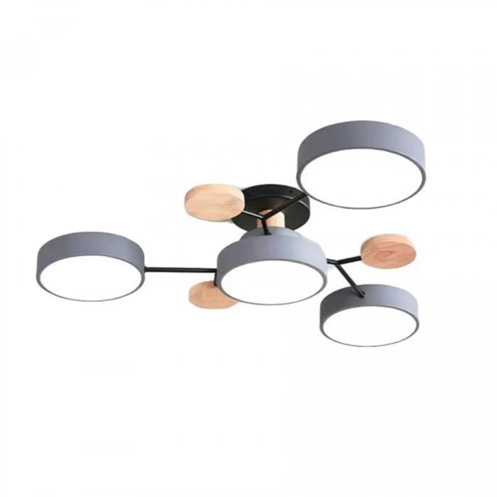 Scandinavian LED Ceiling Light – Modern Branch Design
