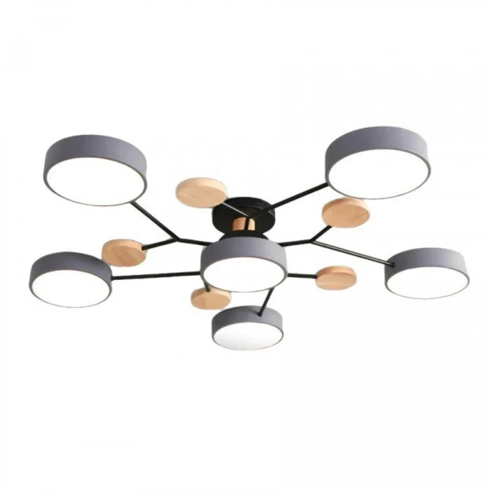 Scandinavian LED Ceiling Light – Modern Branch Design