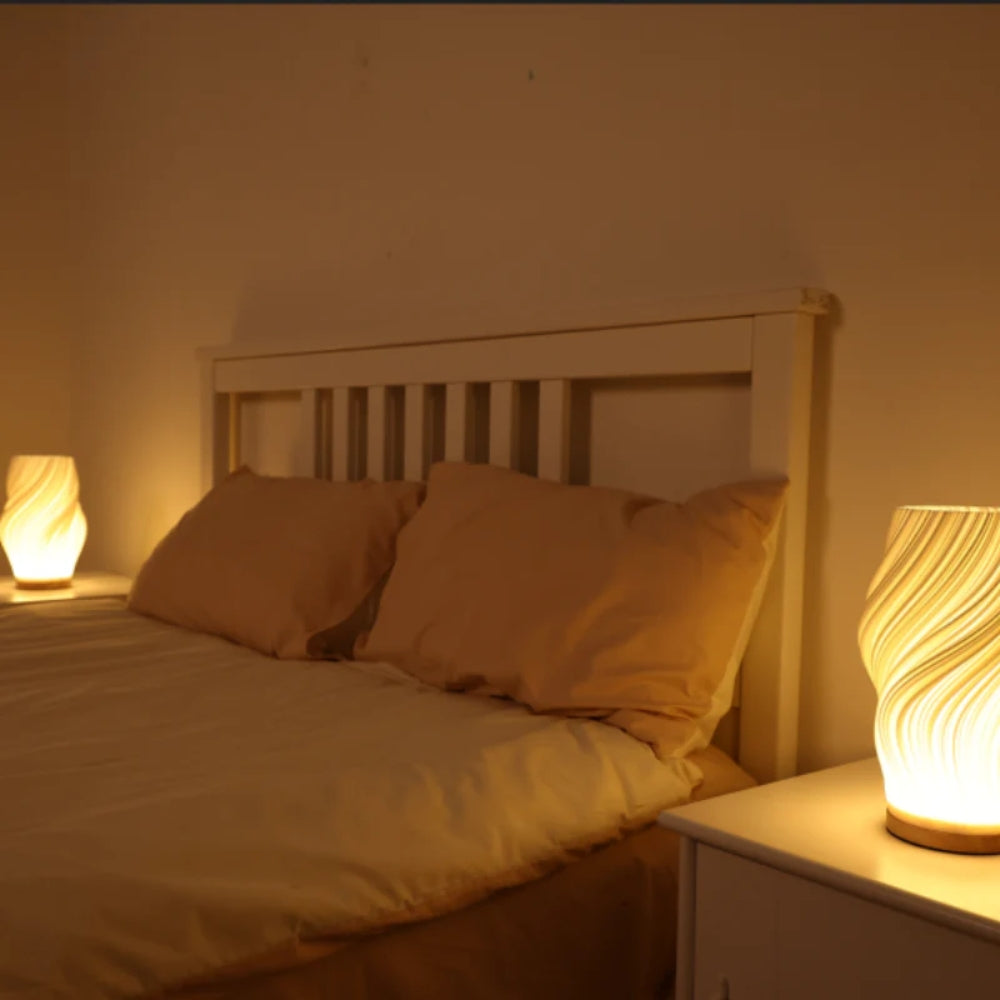 Dimmable Bedside Table Lamp – Soft Ambient Lighting for Bedrooms