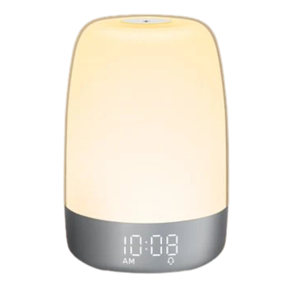 Dimmable Wake-Up Light – Rechargeable Table Lamp with Multiple Sound Options