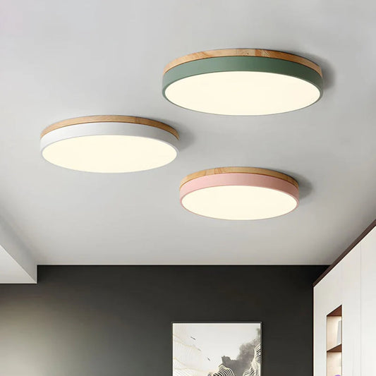 Flat Round Ceiling Lamp – Easy Installation