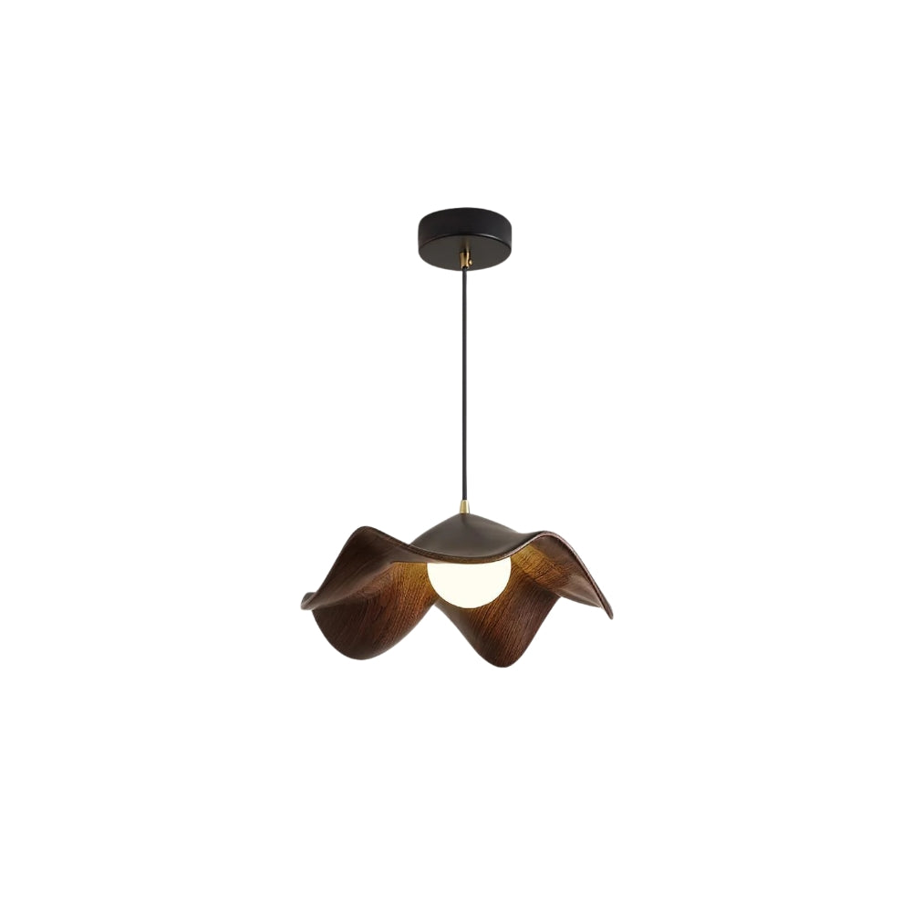 Floral Pattern Pendant Lamp – Hanging Light with Adjustable Cable